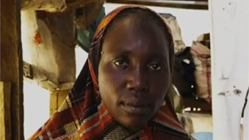 Amina – working at the Kawar Maila Internal Displaced Persons (IDP) Camp, Borno State
