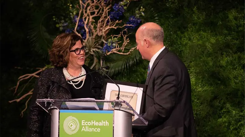 SC Johnson receives an award from EcoHealth Alliance