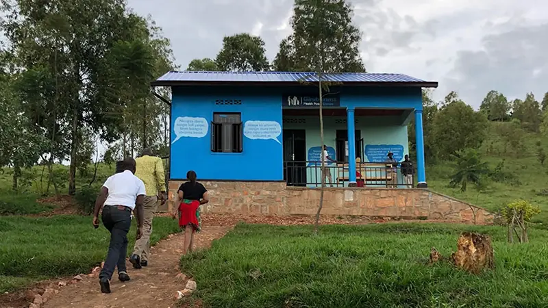 An SC Johnson-sponsored health post in Rwanda