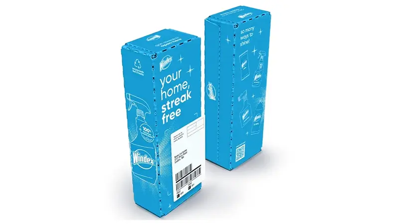 SCJ and Amazon "Ships in Product Packaging"  initiative for Windex