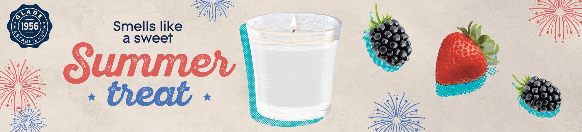 Cozy up with family and friends with the scent of dewberries, ripe red berries, sweet cream, and notes of vanilla.