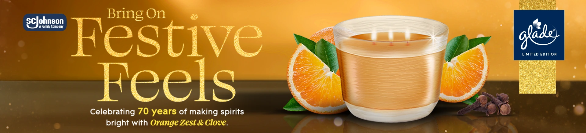 SCJohnson A Family Company | Bring On Festive Feels | Celebrating 70 years of making spirits bright with Orange Zest & Clove.