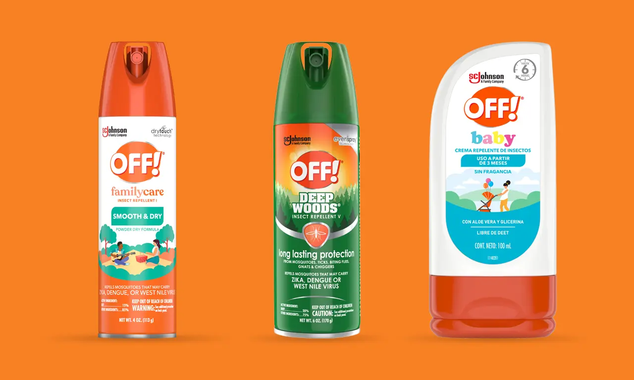 Un grupo de 3 productos OFF! 