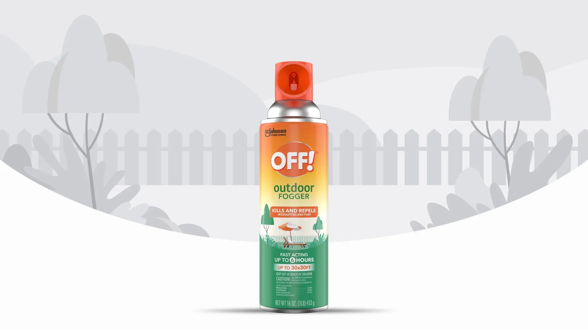 OFF!® Outdoor Fogger for Mosquitoes & Flies OFF!® Backyard