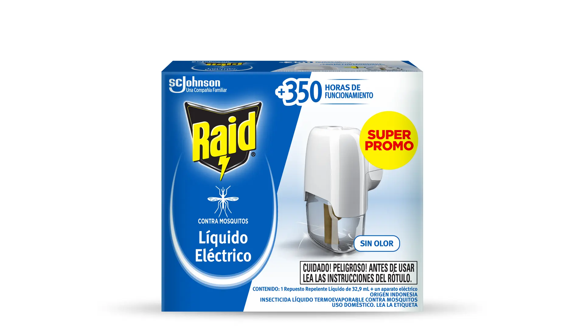 Raid Difusor Eléctrico Anti-mosquitos