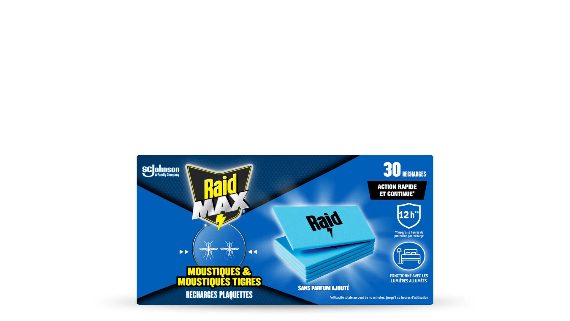 Raid Max® Recharges Pour Diffuseur Électrique Plaquettes – 30 Recharges