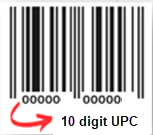 10 Digit UPC
