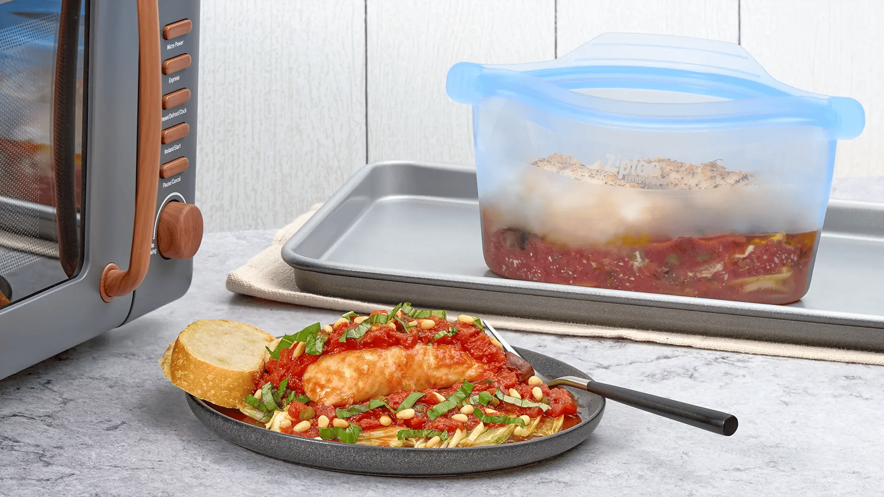 Sicilian Style Braised Halibut | Endurables Recipes | Ziploc