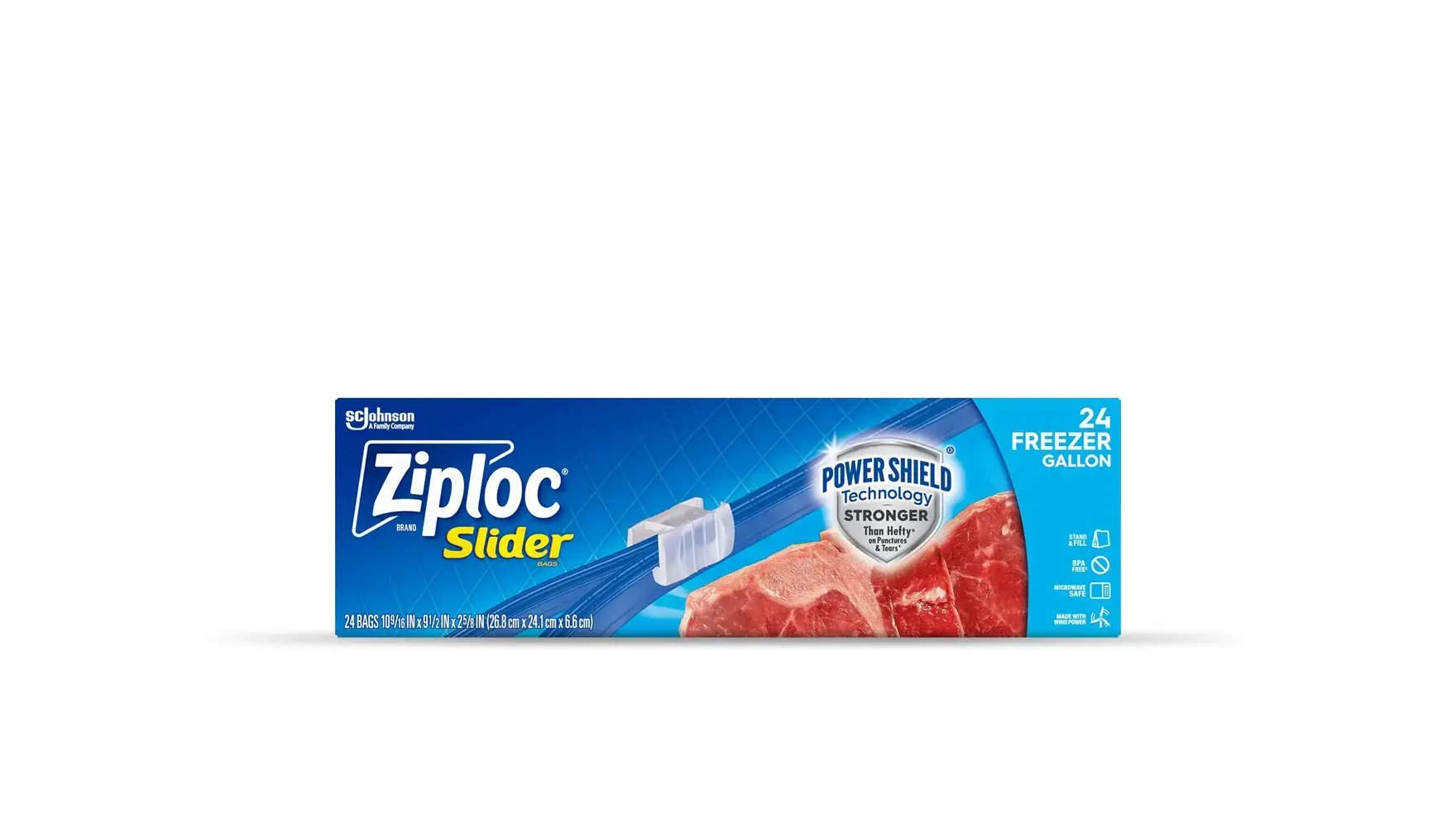 One Gallon Slider Bags Big Durable Freezer Bags Ziploc