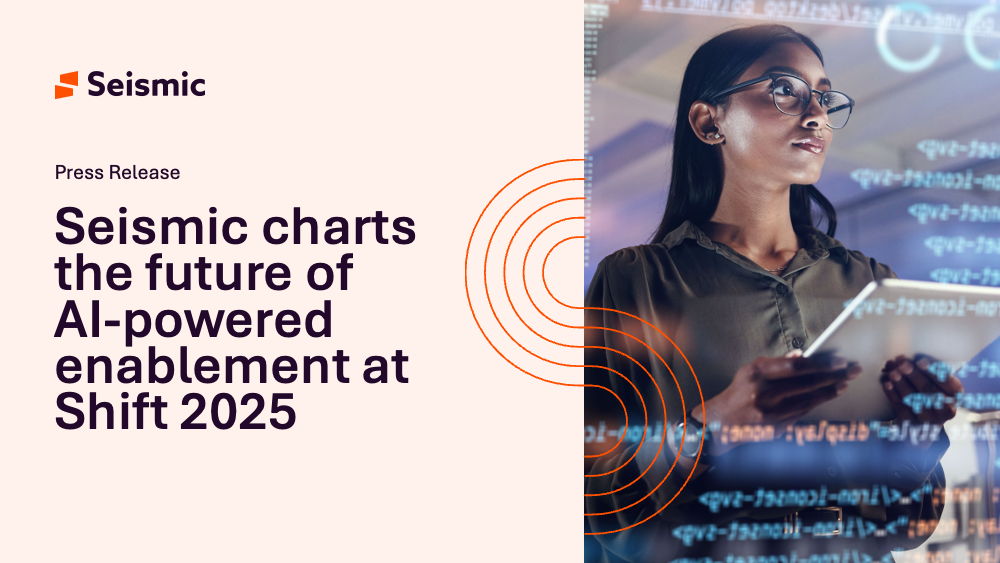 Seismic Charts The Future Of Ai Powered Enablement At Shift 2025