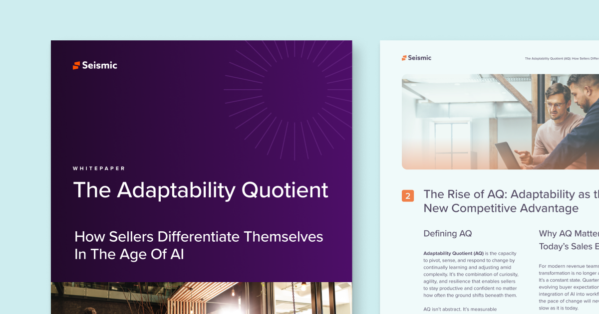 How AI Builds Adaptability in Modern Revenue Teams | Seismic