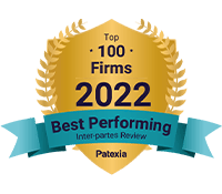 2022 Top 100 Firms Patexia Badge