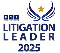 2025 BTI Litigation Leader Badge