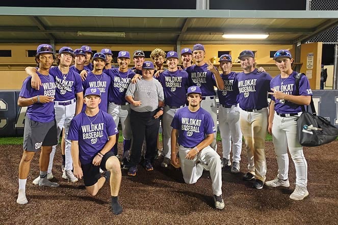 zach with baseball team