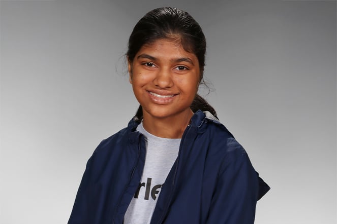 a portrait of a teenager