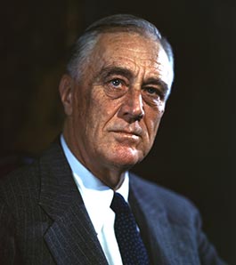 Franklin D Roosevelt headshot
