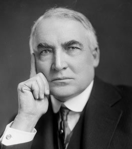Warren G. Harding headshot
