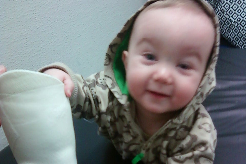 Kooper when he was a baby