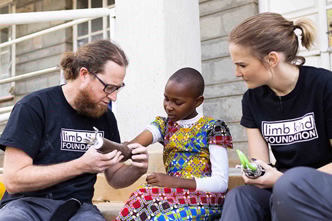 Brock, orthotic patient, Keegan