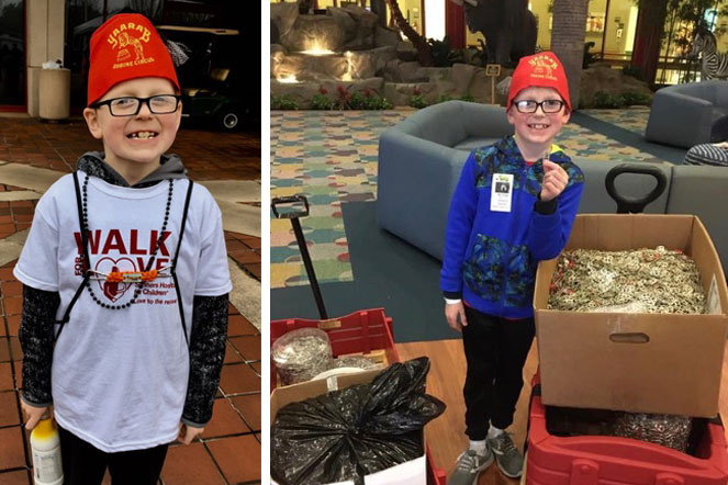 Clayton at two fundraising events