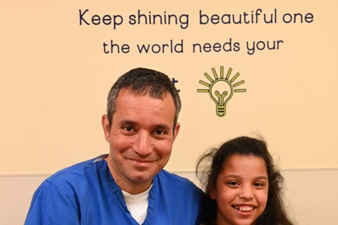 elizabeth with dr. hosseinzadeh