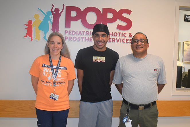 Enzo and two practitioners