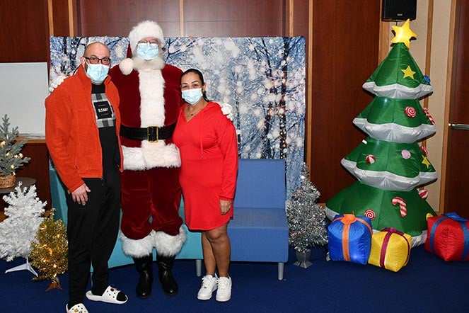 Fabian, Marizabel and Santa