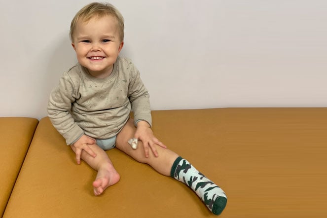 Jokubas during appointment