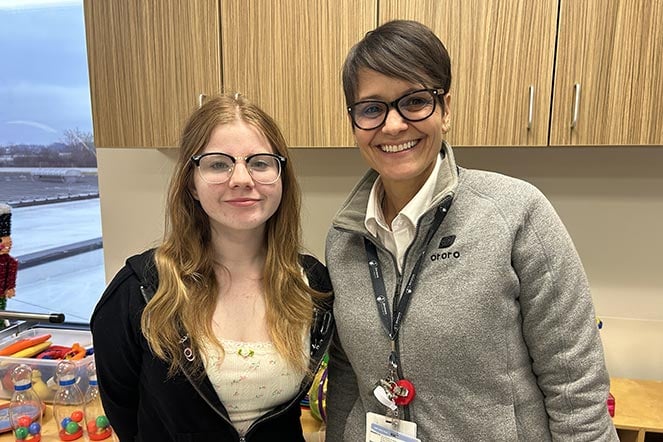 Kennedy with female provider