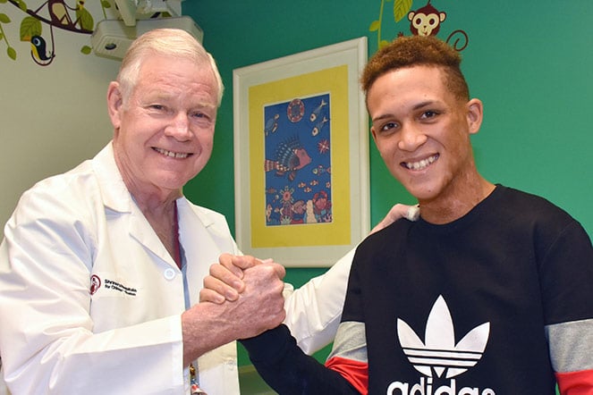 Leufry with Dr. Donelan