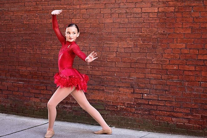 Lou Lou in dance pose