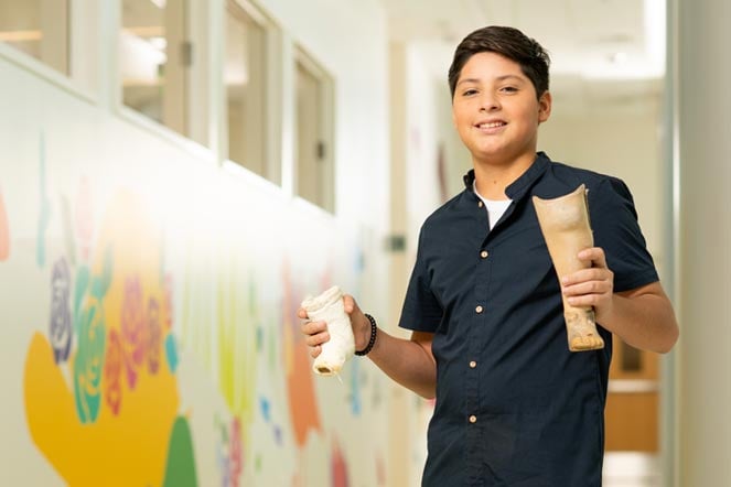 manuel with his first cast