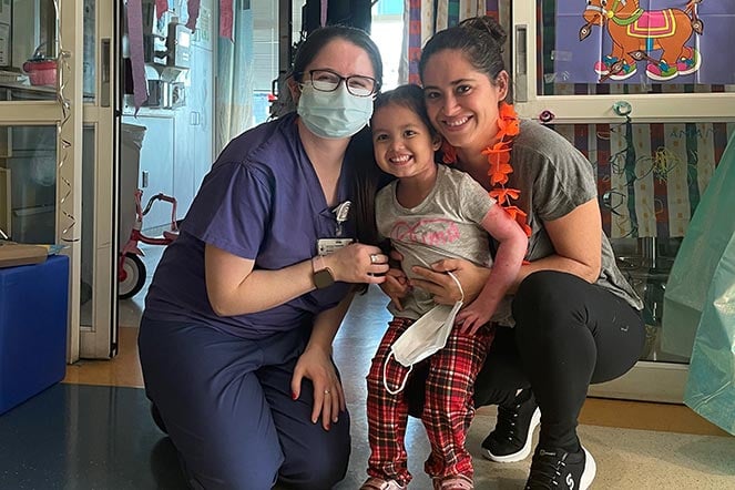 Jackie, Anaheli and her mom Sandra