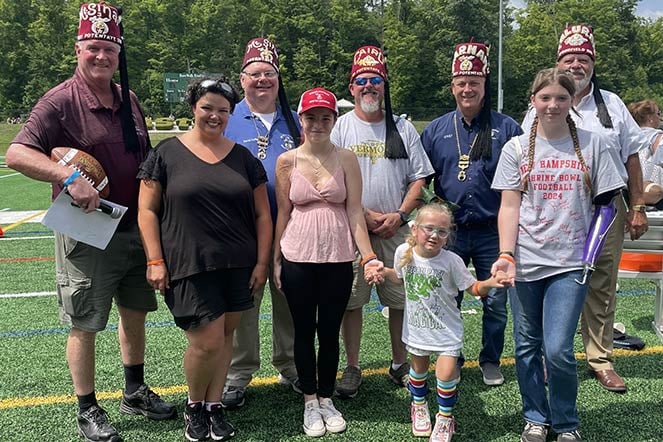 burn patient Nevaeh, family members, Shriners