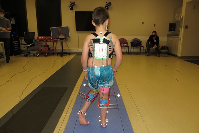 Mason during Motion Analysis Center assessment