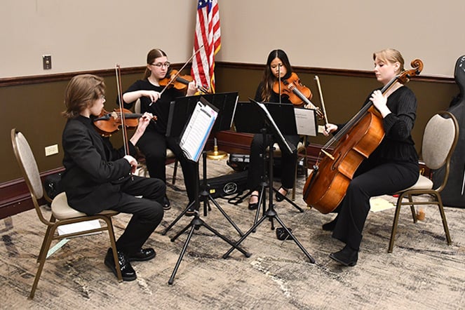 a teenage string quartet