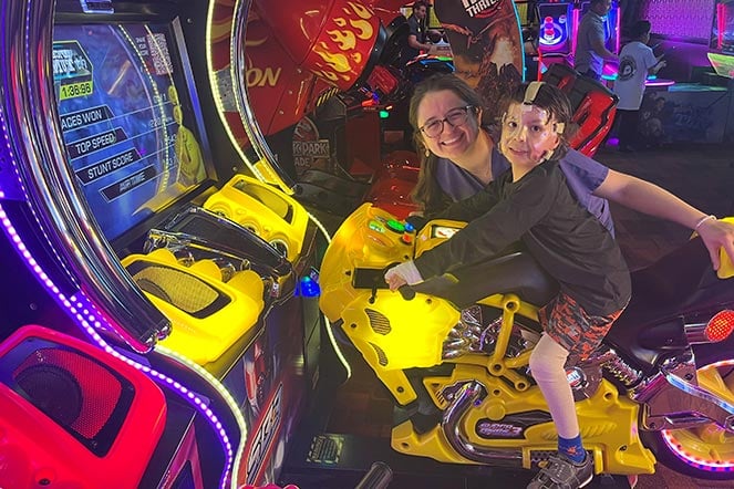 Snyders playing video games