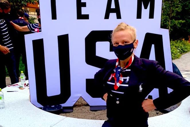 Susannah in Tokyo during Paralympic Games