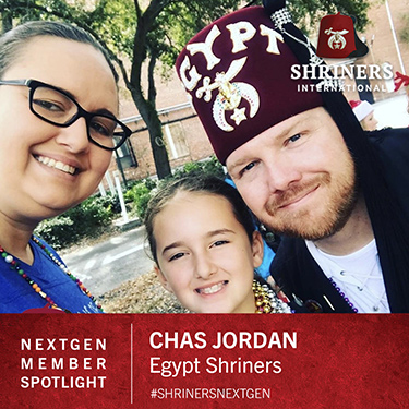 Foto de Chas Jordan en la cabeza