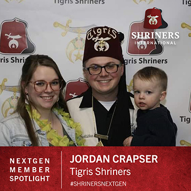 Foto de Jordan Crapser en la cabeza