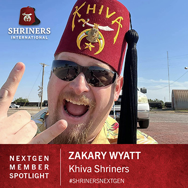 Foto de Zakary Wyatt en la cabeza