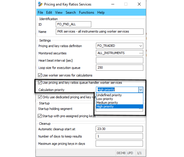 Investments PKR service