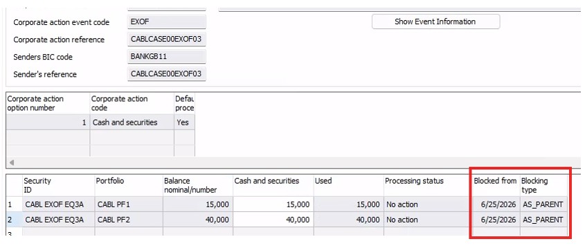 CA Auto-blocking on election window