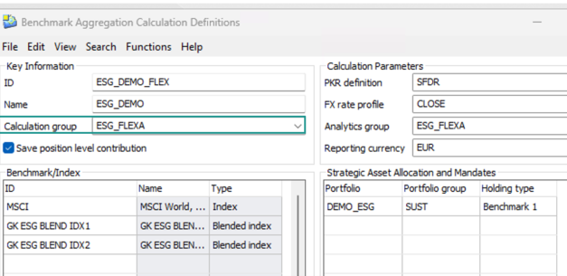 ESG Picture 2 Benchmark Aggregation Calculation Group