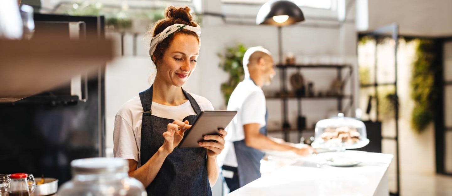 Barista in a coffee shop