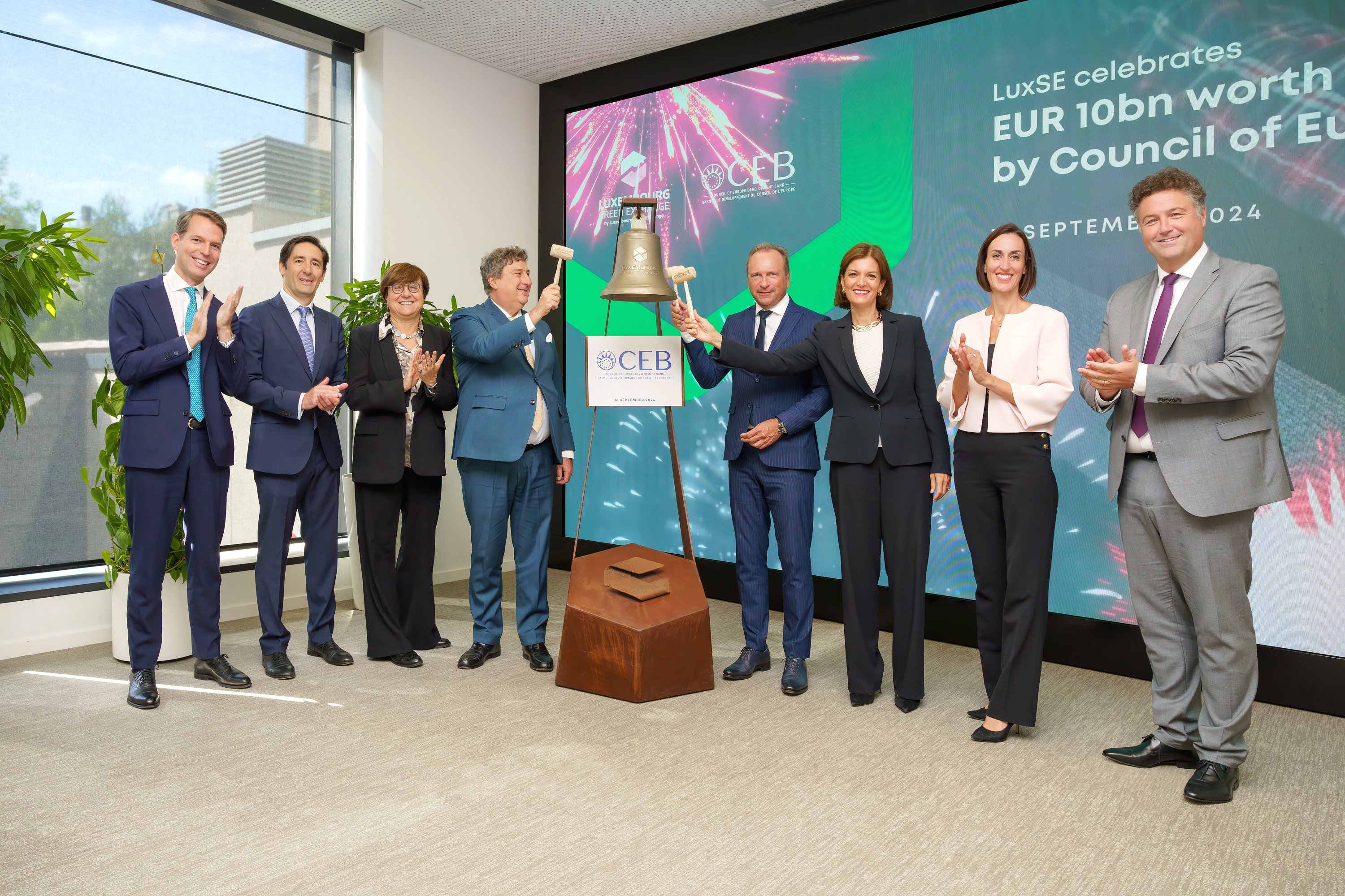 LuxSE and CEB celebrate EUR 10 billion worth of Social Inclusion Bonds