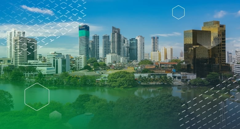 Picture of the Colombo city in Sri Lanka