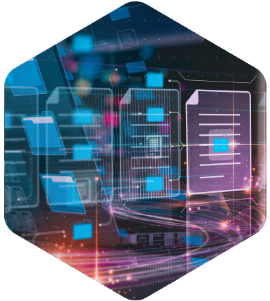 A consultant are searching managing information and corporate files