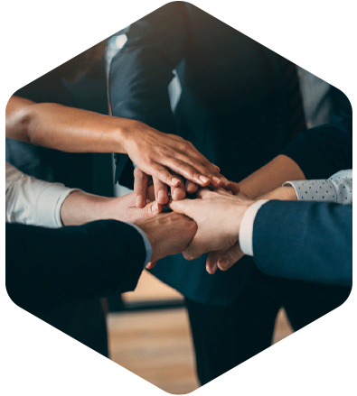 Picture of people helping each other