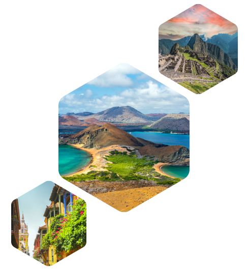 Landscapes of Colombia, Peru and Ecuador